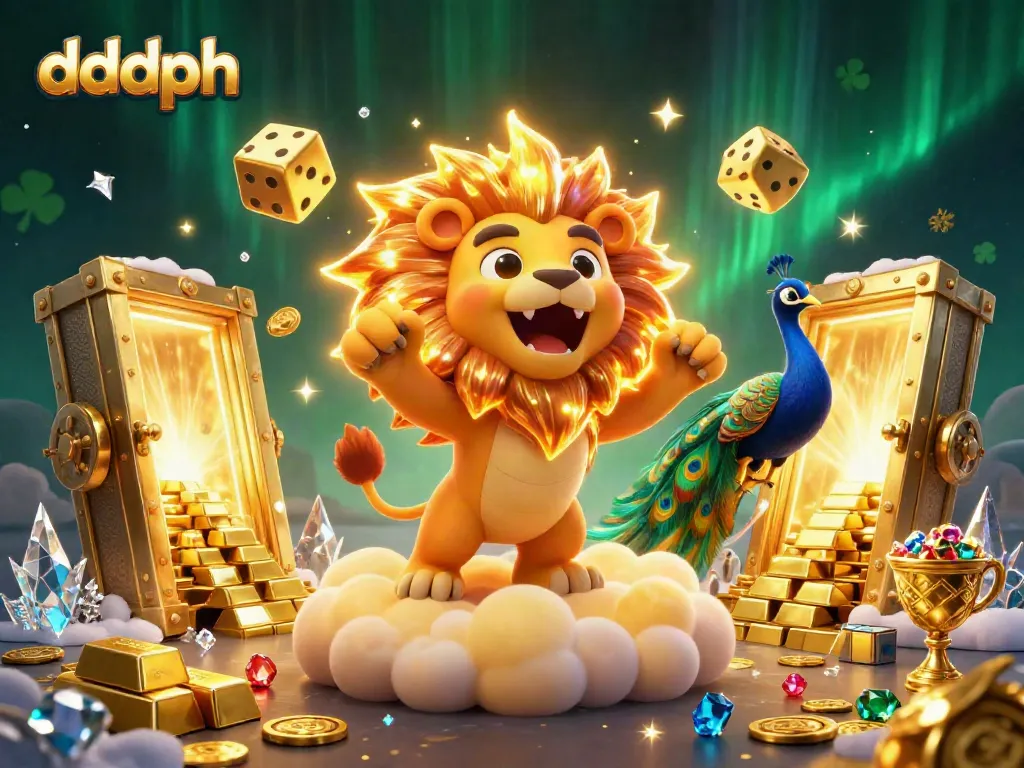 Engage with the high-stakes world of dddph, where the golden lion reigns amid treasures and cosmic dice.