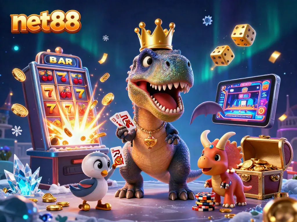 Experience the excitement of net88 gaming with enchanting characters and dynamic casino elements.