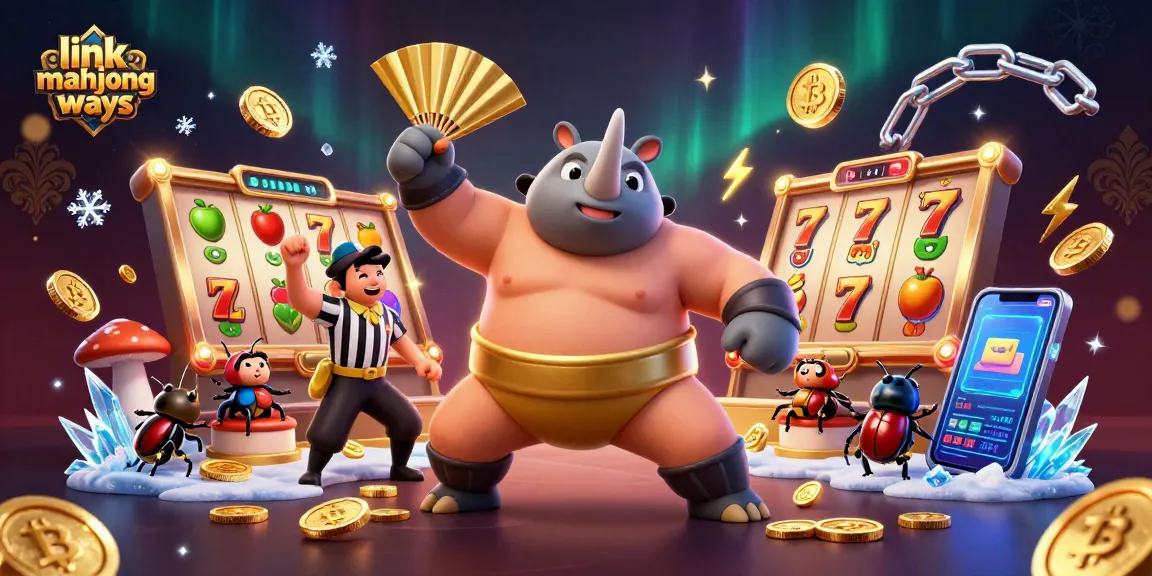 Experience thrilling wins with link mahjong ways in this dynamic casino adventure featuring sumo beetles.