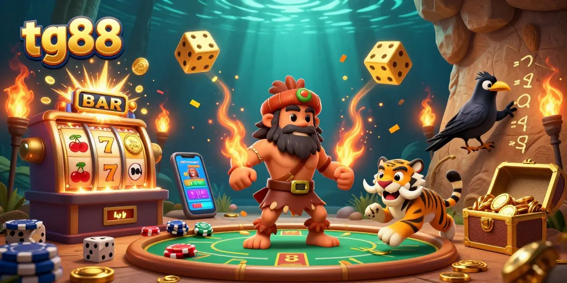 Experience thrilling gaming adventures at tg88 with exciting slot machines and colorful casino elements.