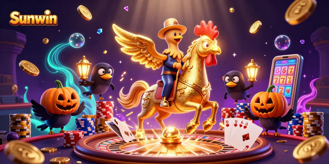 Win big at Sunwin with an enchanting casino adventure, featuring magical characters and dazzling games.